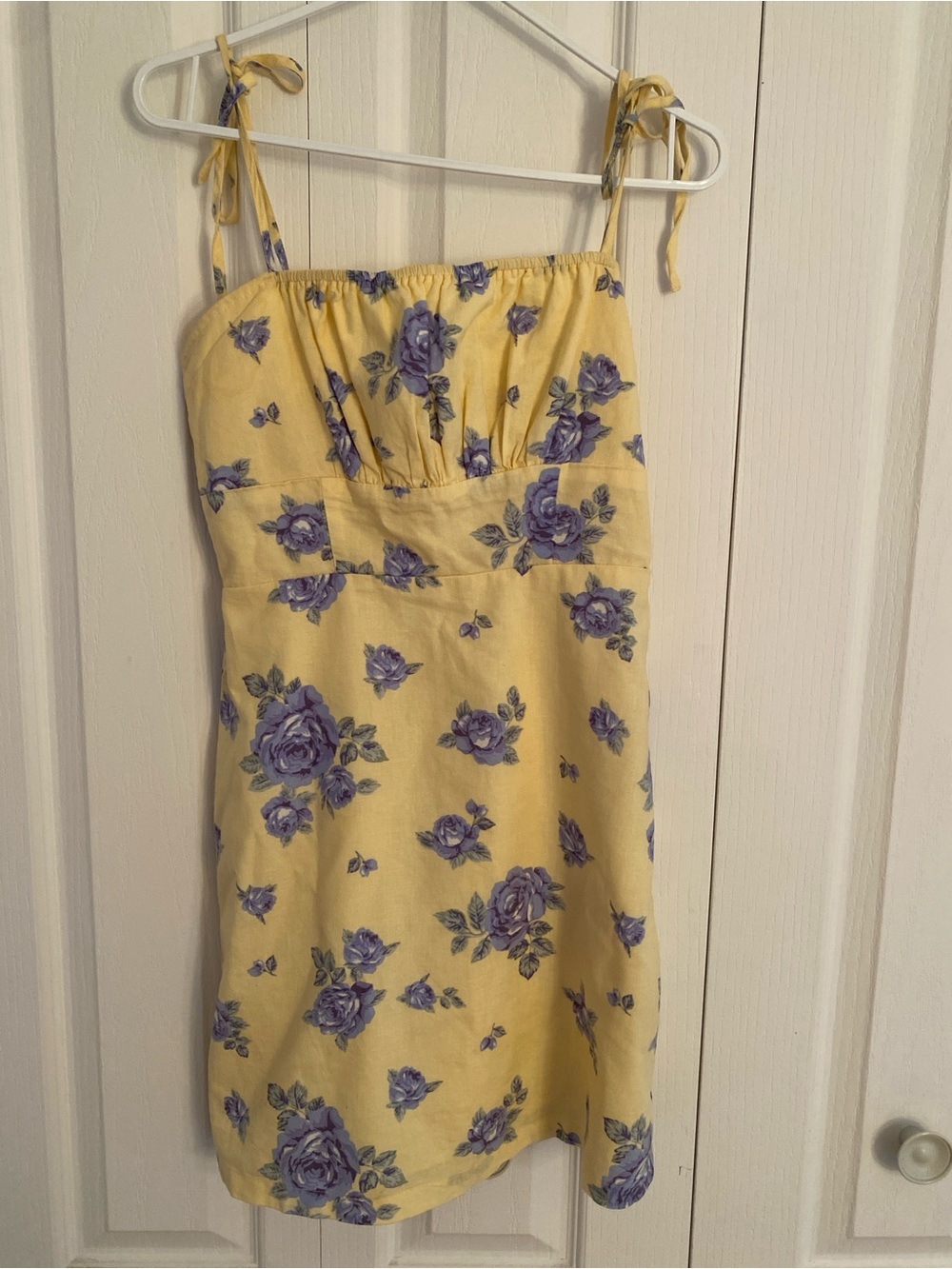 Forever 21 Cream Smocked Top